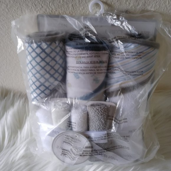 Modern Baby 6 PC. Bath Set Blue - Picture 3 of 13